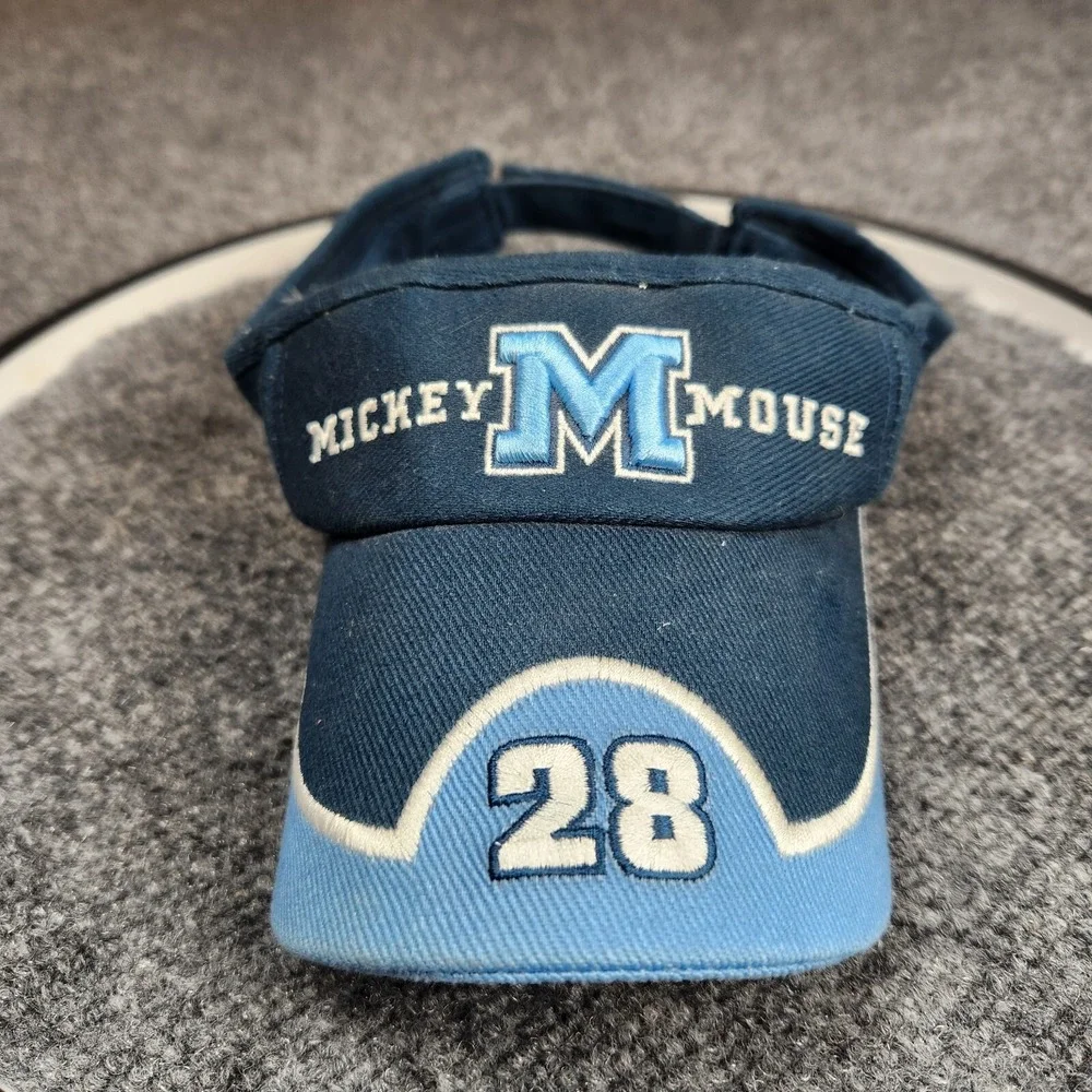 Vintage Mickey Mouse Mouse 28 Visor Hat Cap Disneyland 80s Disney